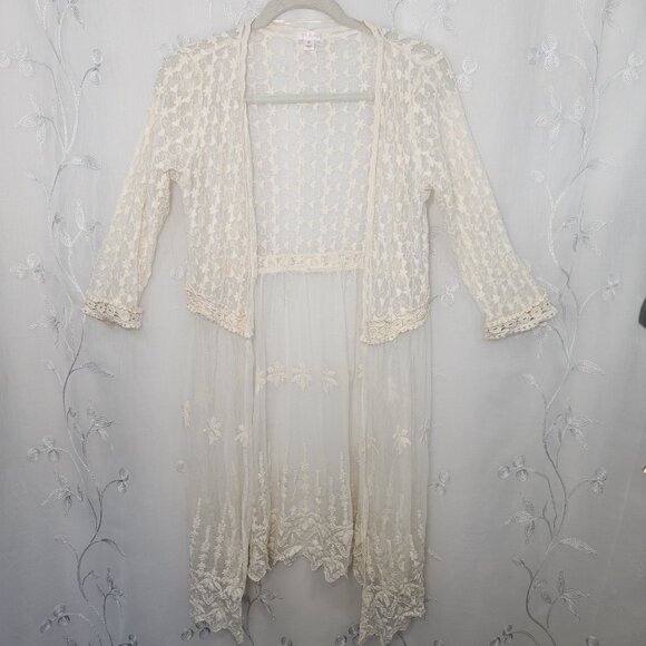 Lace, Open Front, Cardigan/Cover-up - Picture 8 of 8